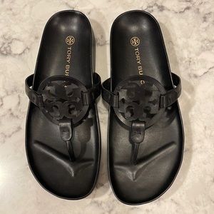 Tory Burch Miller Clouds in all black